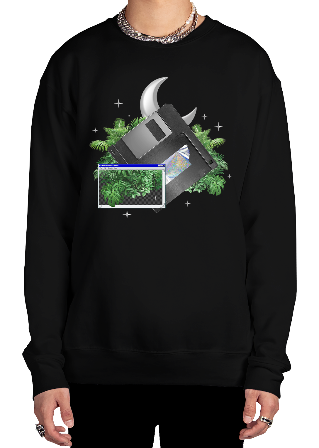 Metallic Relic Sweatshirt