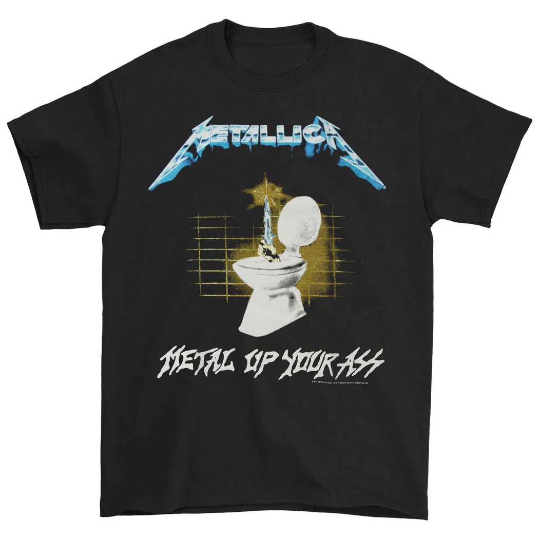 Metallica Metal Up Your Ass T-Shirt Hoodie, Sweatshirt | CoreVibeTees.com (Image 1)