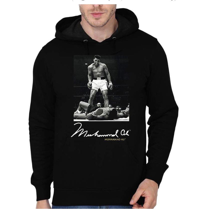 muhammad ali signatured Black hoodie T-Shirts, Sweatshirt | CoreVibeTees.com