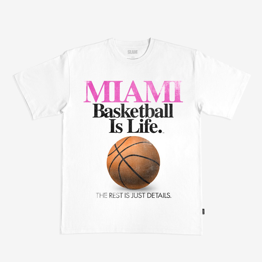 Basketball Is Life‚Ñ¢ Heavy Tee - Miami Hoodie, Sweatshirt | CoreVibeTees.com