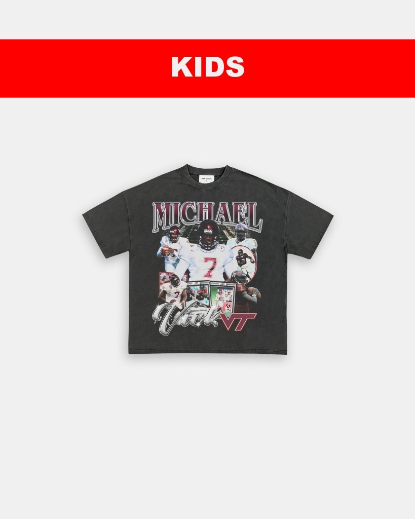 MICHAEL VICK - VT - KIDS TEE Hoodie, Sweatshirt | CoreVibeTees.com (Image 5)