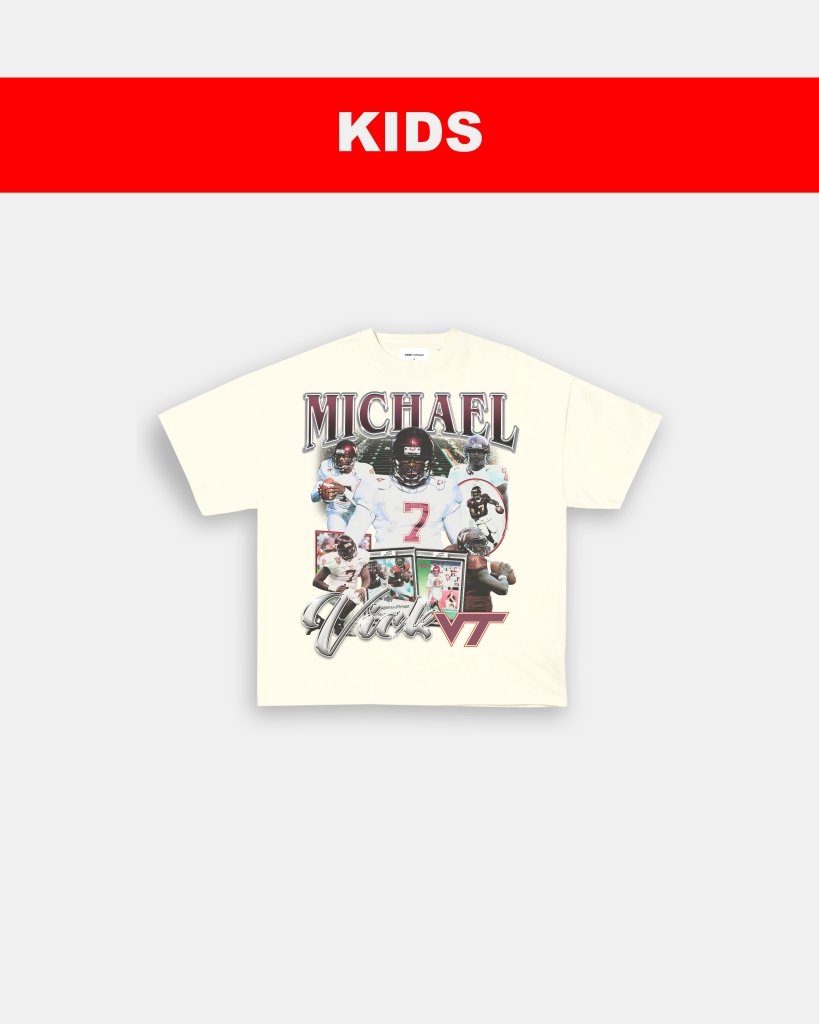 MICHAEL VICK - VT - KIDS TEE Hoodie, Sweatshirt | CoreVibeTees.com (Image 4)