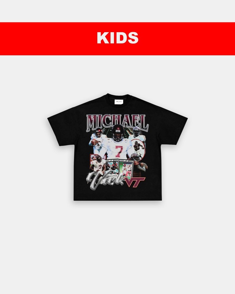 MICHAEL VICK - VT - KIDS TEE Hoodie, Sweatshirt | CoreVibeTees.com (Image 3)