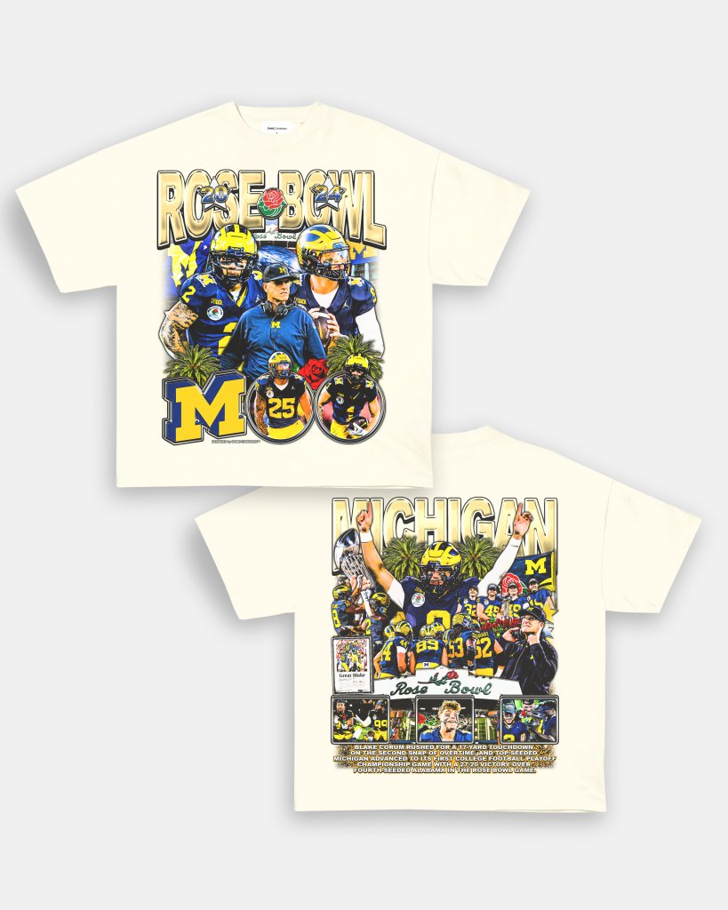MICHIGAN - ROSE BOWL TEE - [DS] Hoodie, Sweatshirt | CoreVibeTees.com (Image 4)