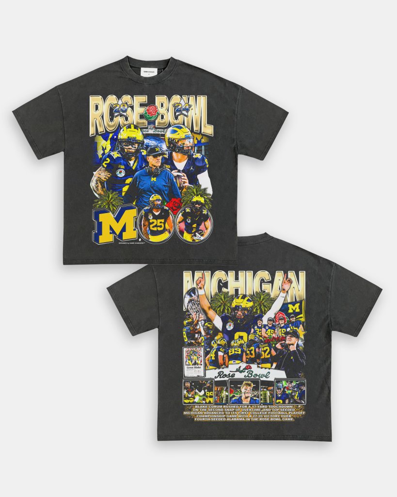 MICHIGAN - ROSE BOWL TEE - [DS] Hoodie, Sweatshirt | CoreVibeTees.com (Image 5)