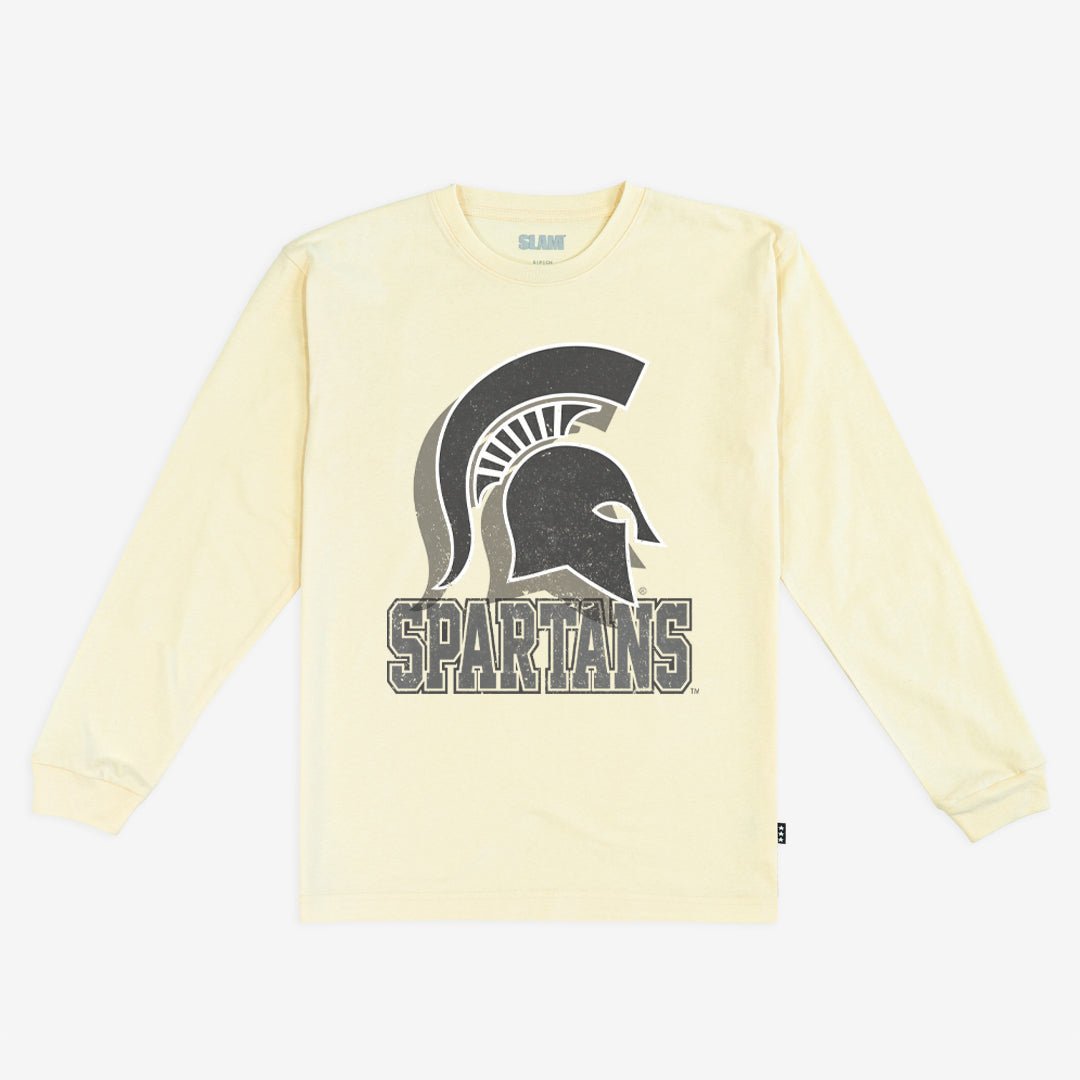 Michigan State Monochromatic L/S Tee Hoodie, Sweatshirt | CoreVibeTees.com