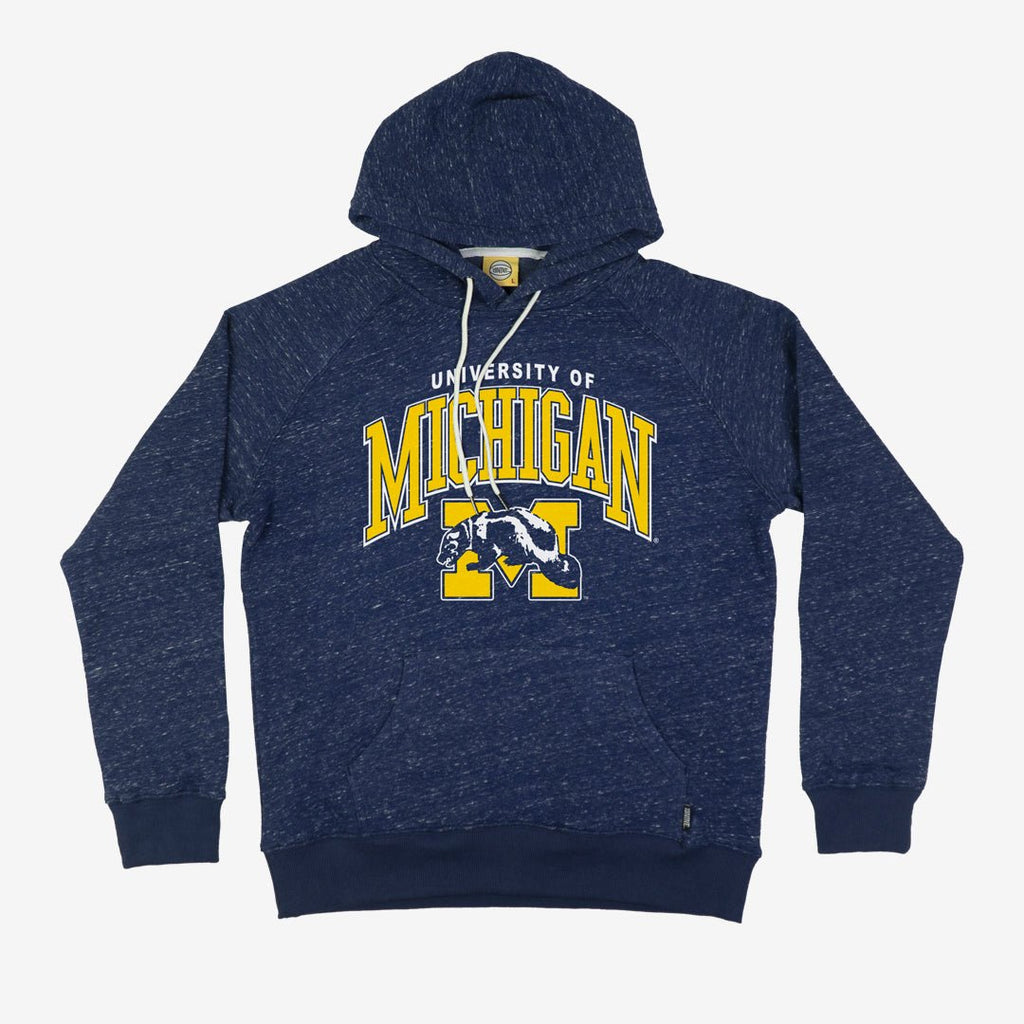 Michigan Wolverines Retro Logo Hoodie T-Shirts, Sweatshirt | CoreVibeTees.com (Image 2)