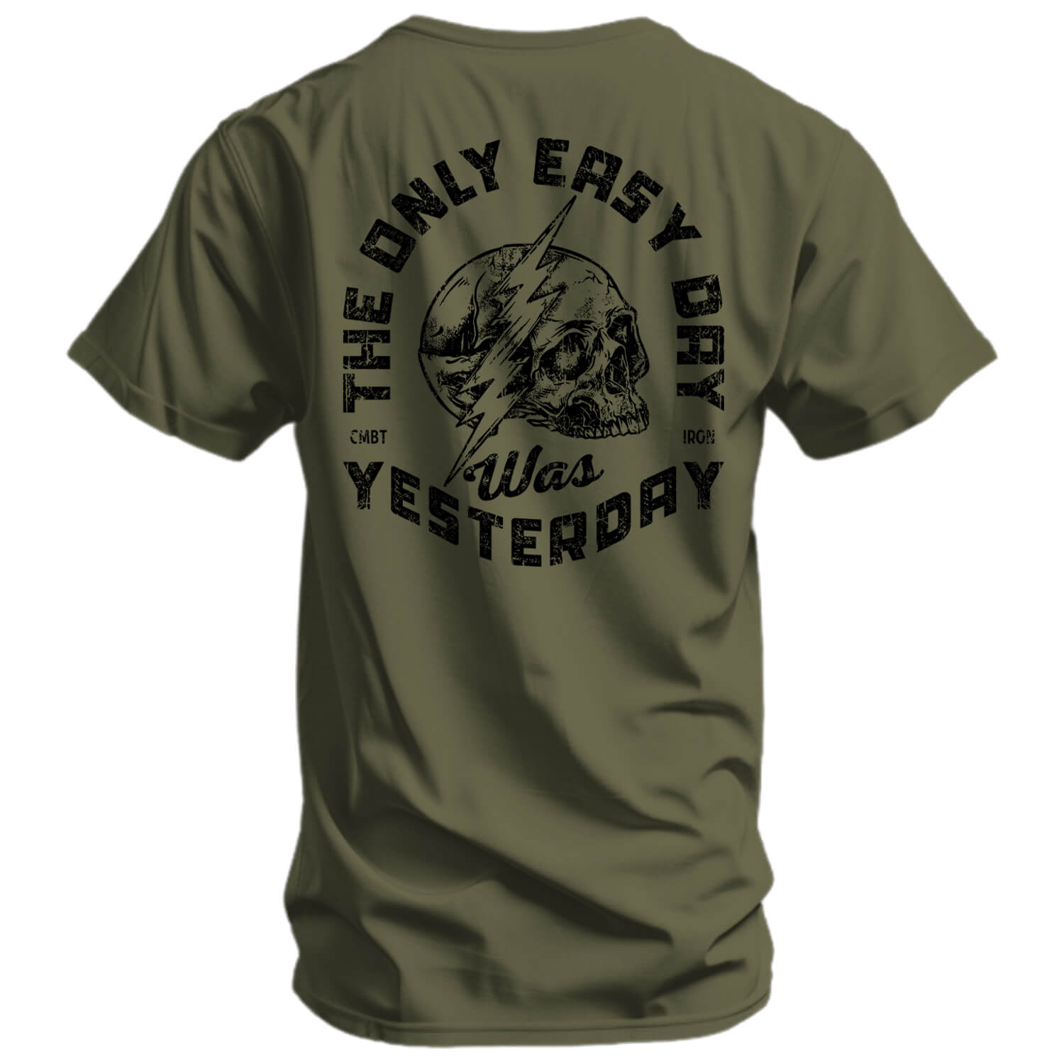 Only Easy Day Was Yesterday Skull Men's T-Shirt Hoodie, Sweatshirt | CoreVibeTees.com (Image 5)