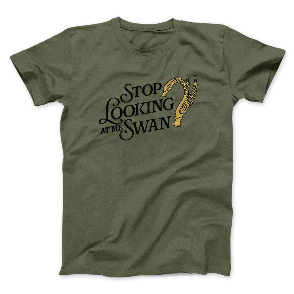 Stop Looking At Me Swan Men/Unisex T-Shirt Hoodie, Sweatshirt | CoreVibeTees.com (Image 2)