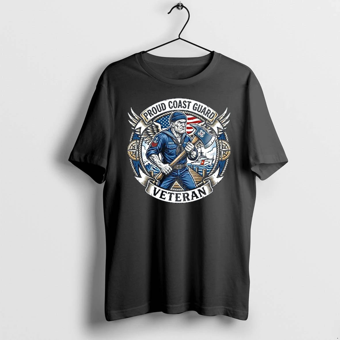 Military Sailor Proud Coast Guard Veteran 0 Tshirts Sweater