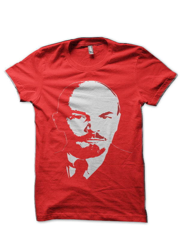 Lenin Minimalistic Red T-Shirt Hoodie, Sweatshirt | CoreVibeTees.com