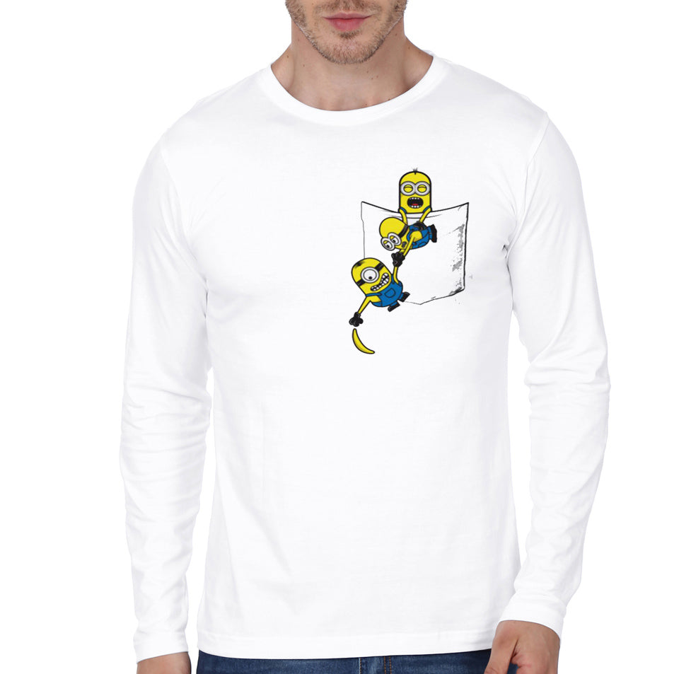 Banana Fall White Full Sleeve T-Shirt Hoodie, Sweatshirt | CoreVibeTees.com