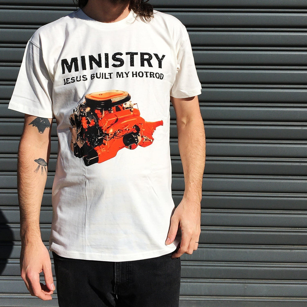 Jesus Built My Hotrod T-Shirt (Natural) Hoodie, Sweatshirt | CoreVibeTees.com (Image 2)