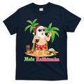 Mele Kalikimaka Santa Surfing Christmas Surf In July Merry T-Shirt Hoodie, Sweatshirt | CoreVibeTees.com