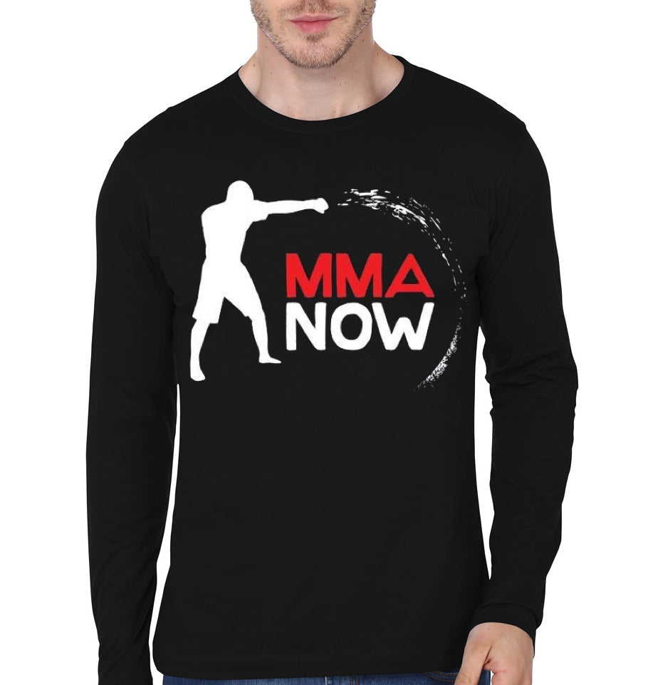 MMA Custom Black Full Sleeve Tee Hoodie, Sweatshirt | CoreVibeTees.com
