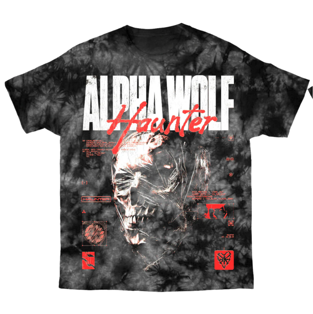 Alpha Wolf - Haunter Crystal Dye T-Shirt Hoodie, Sweatshirt | CoreVibeTees.com