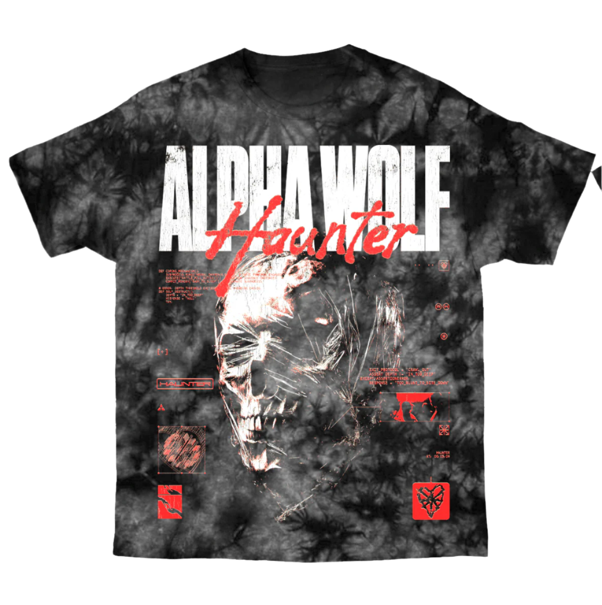 Alpha Wolf - Haunter Crystal Dye T-Shirt Hoodie, Sweatshirt | CoreVibeTees.com