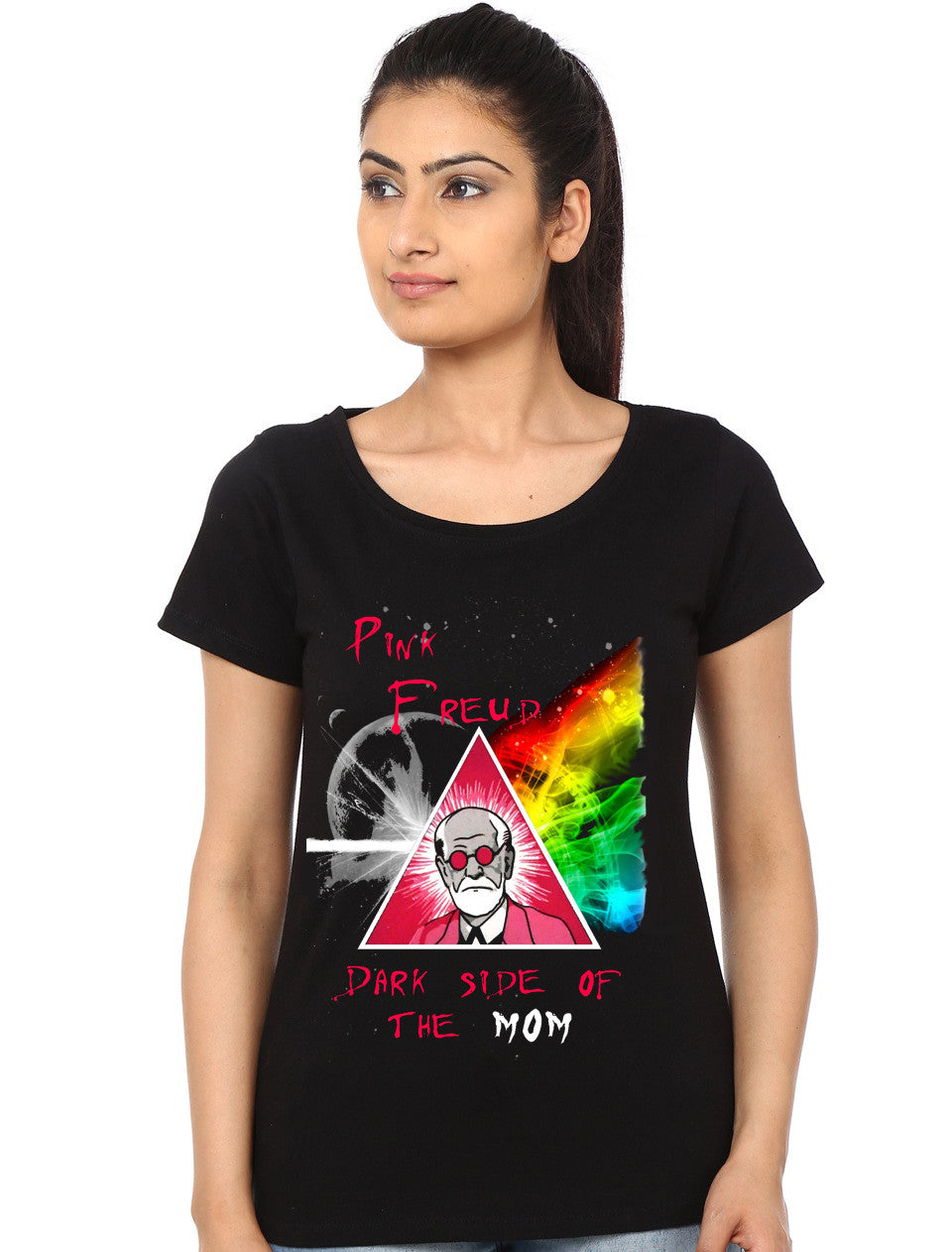 Pink Freud Dark Side Of The Mom Black Girls Top T-Shirts, Hoodie, Sweatshirt | CoreVibeTees.com