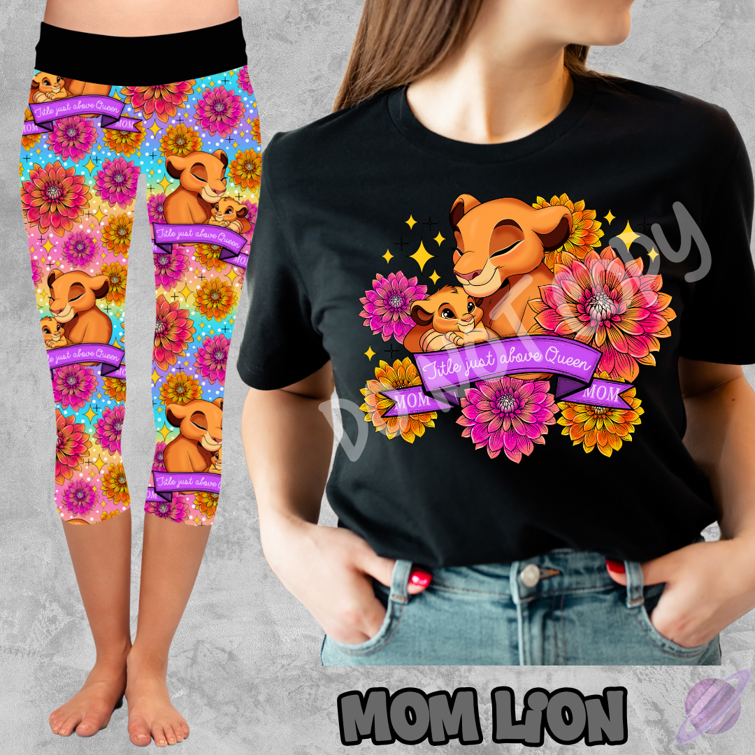 MOM LION TEE Hoodie, Sweatshirt | CoreVibeTees.com (Image 2)