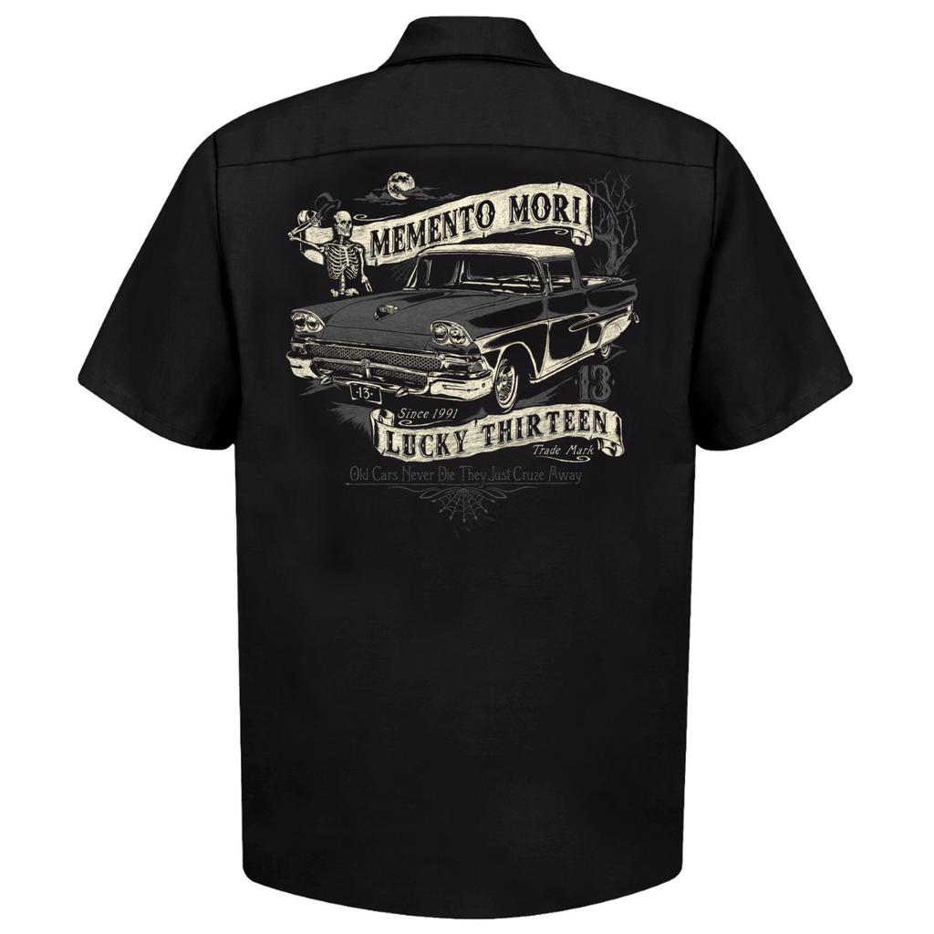 Lucky 13 DEAD RANCH Work Shirt Hoodie, Sweatshirt | CoreVibeTees.com (Image 1)