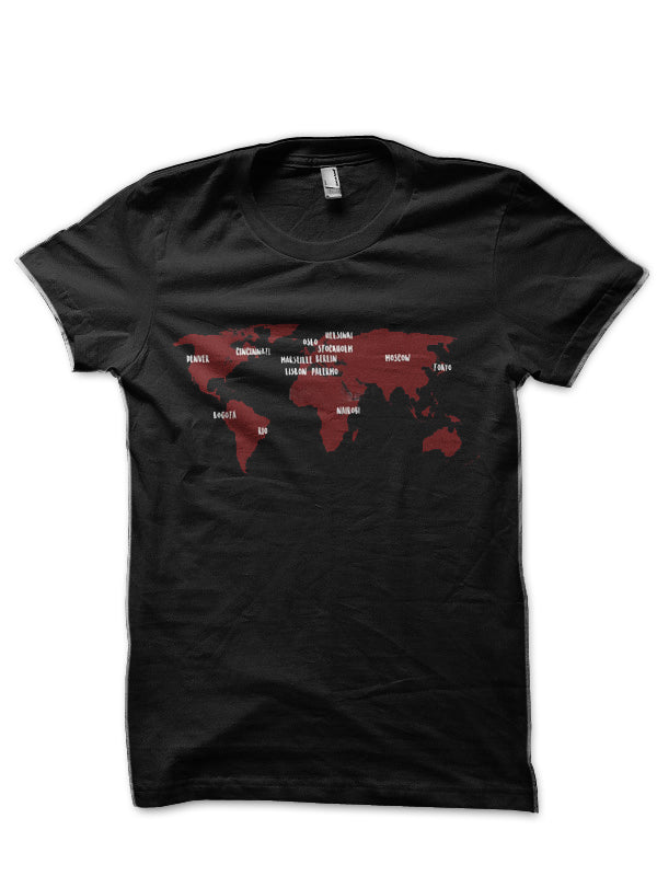 Money Heist Black T-Shirt Hoodie, Sweatshirt | CoreVibeTees.com