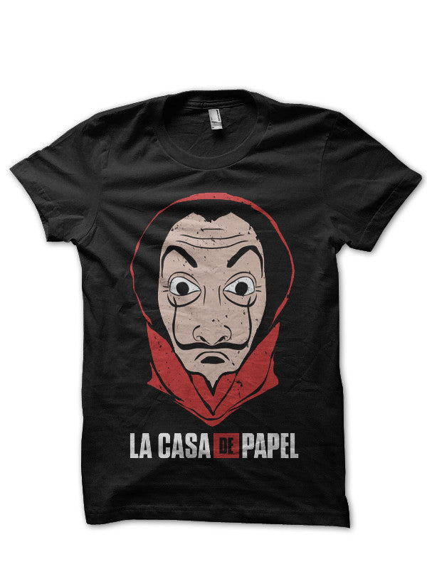 Money Heist Black T-Shirt Style003 Hoodie, Sweatshirt | CoreVibeTees.com