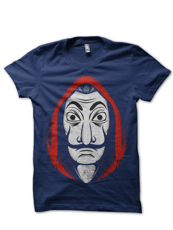Money Heist Navy Blue T-Shirt Hoodie, Sweatshirt | CoreVibeTees.com