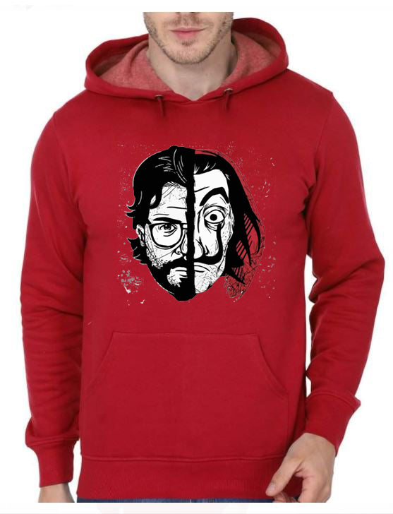 Money Heist Red Hoodie T-Shirts, Sweatshirt | CoreVibeTees.com