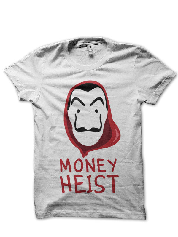 Money Heist White T-Shirt Style006 Hoodie, Sweatshirt | CoreVibeTees.com