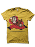 Money Heist Yellow T-Shirt Hoodie, Sweatshirt | CoreVibeTees.com