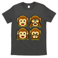Monkey Emoji Smiley Face T-Shirt Hoodie, Sweatshirt | CoreVibeTees.com
