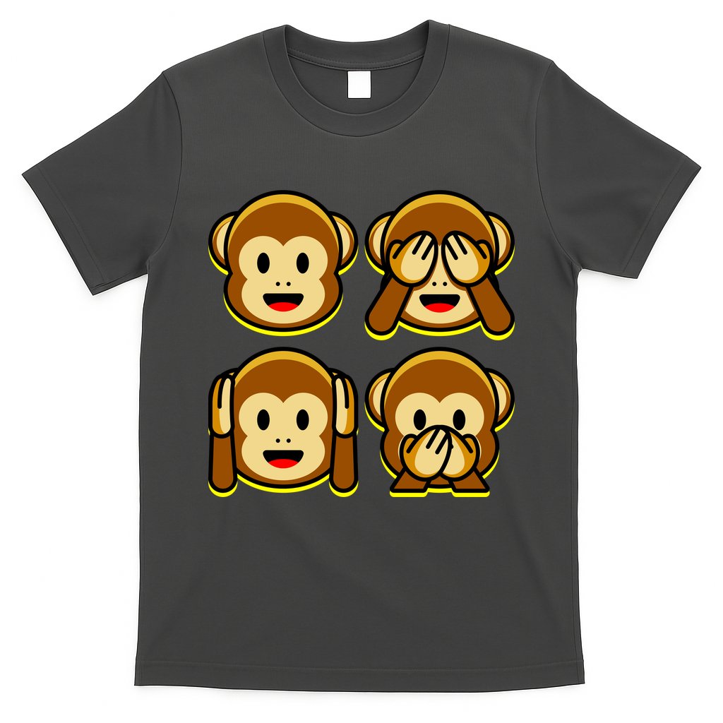 Monkey Emoji Smiley Face T-Shirt Hoodie, Sweatshirt | CoreVibeTees.com