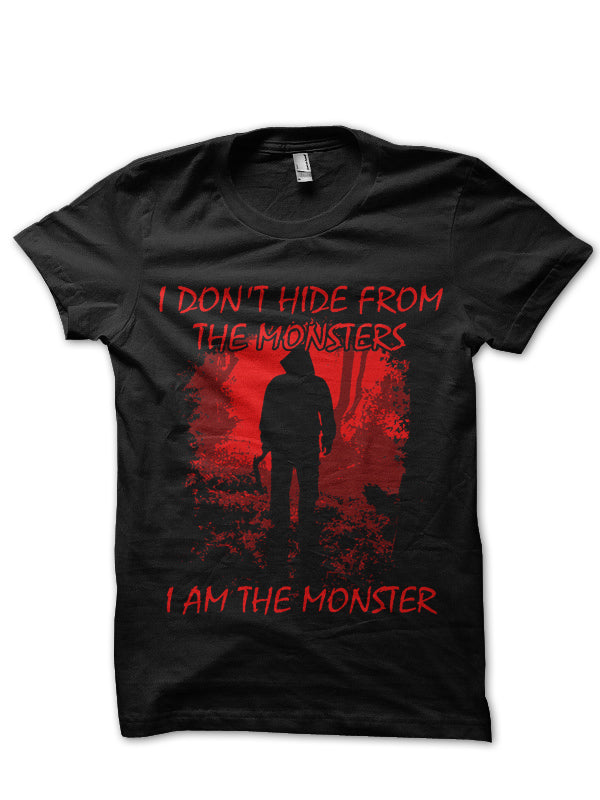 Monster Black Tee Hoodie, Sweatshirt | CoreVibeTees.com