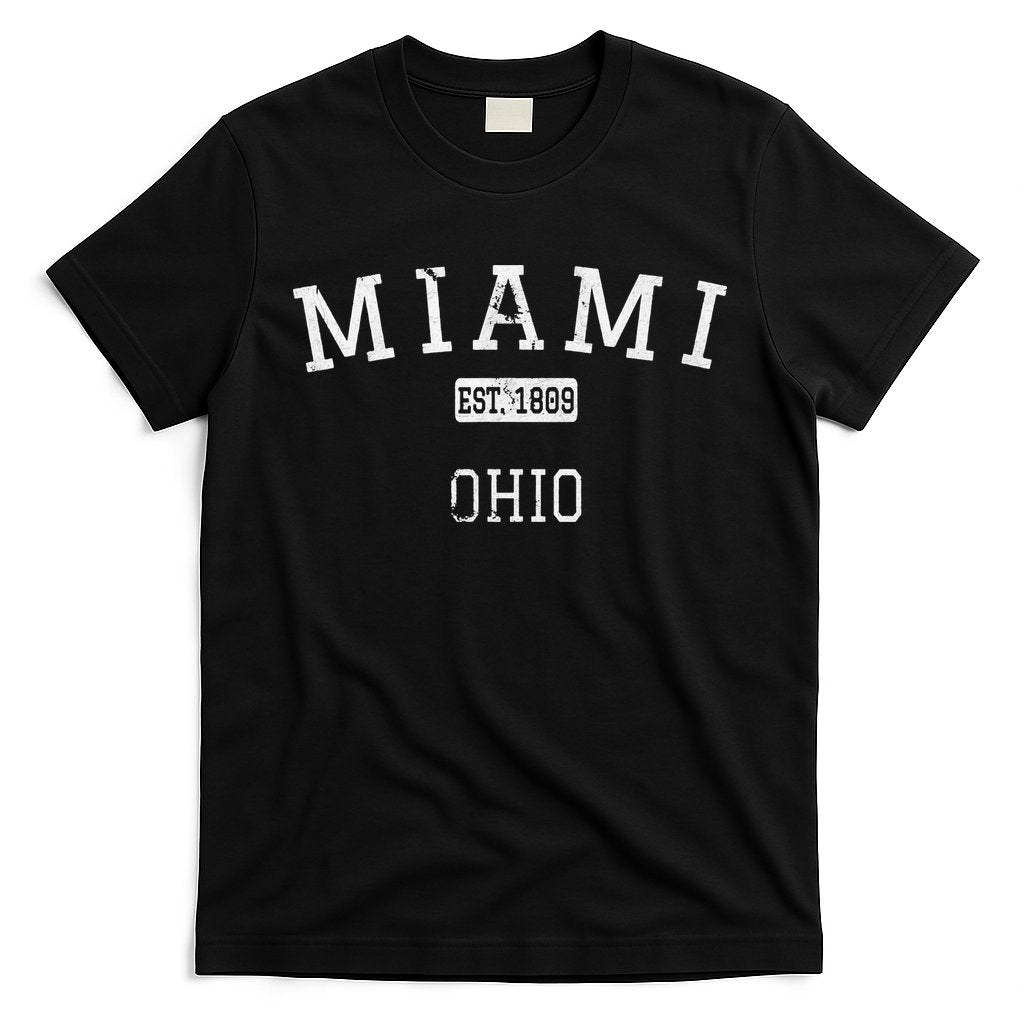 Miami Ohio OH Vintage stage athletic style T-Shirt Hoodie, Sweatshirt | CoreVibeTees.com