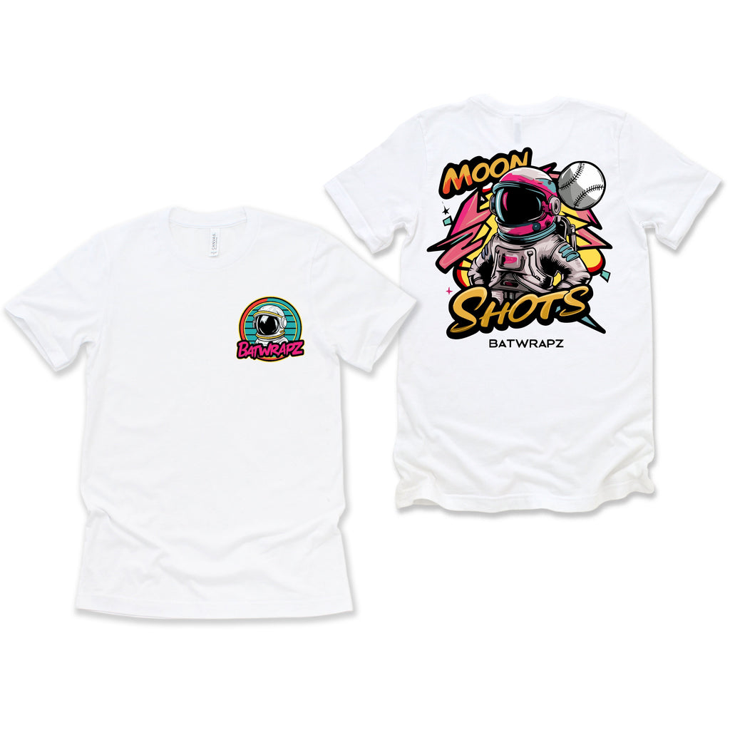 BatWrapz Baseball "Moon Shots" Youth T-Shirt Hoodie, Sweatshirt | CoreVibeTees.com (Image 1)