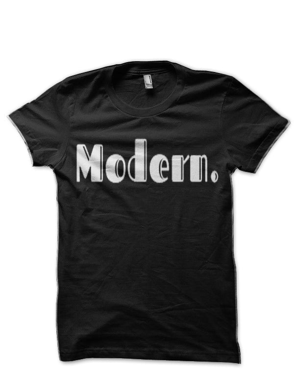 Modern | A shirt that says modern | Black T-Shirt Hoodie, Sweatshirt | CoreVibeTees.com
