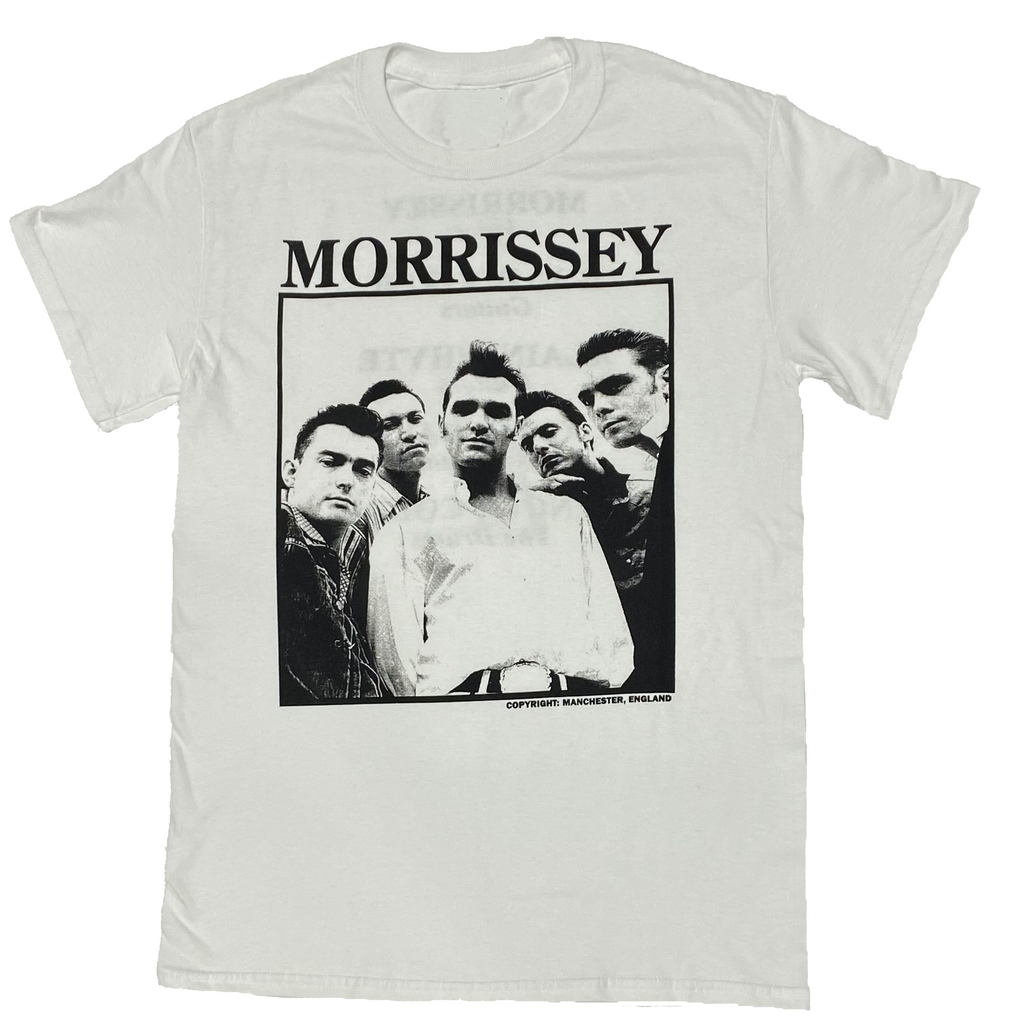 Morrissey Group Photo T-Shirt Hoodie, Sweatshirt | CoreVibeTees.com (Image 1)