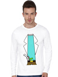 Rick Body White Full Sleeve T-Shirt Hoodie, Sweatshirt | CoreVibeTees.com