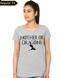 Mother Of Dragons Grey Girls T-Shirt Hoodie, Sweatshirt | CoreVibeTees.com