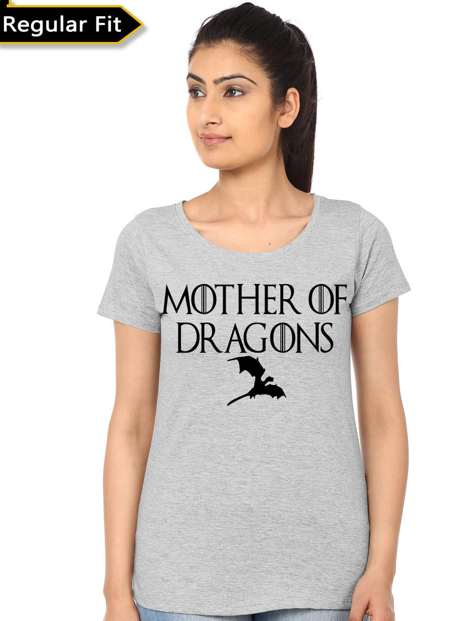 Mother Of Dragons Grey Girls T-Shirt Hoodie, Sweatshirt | CoreVibeTees.com