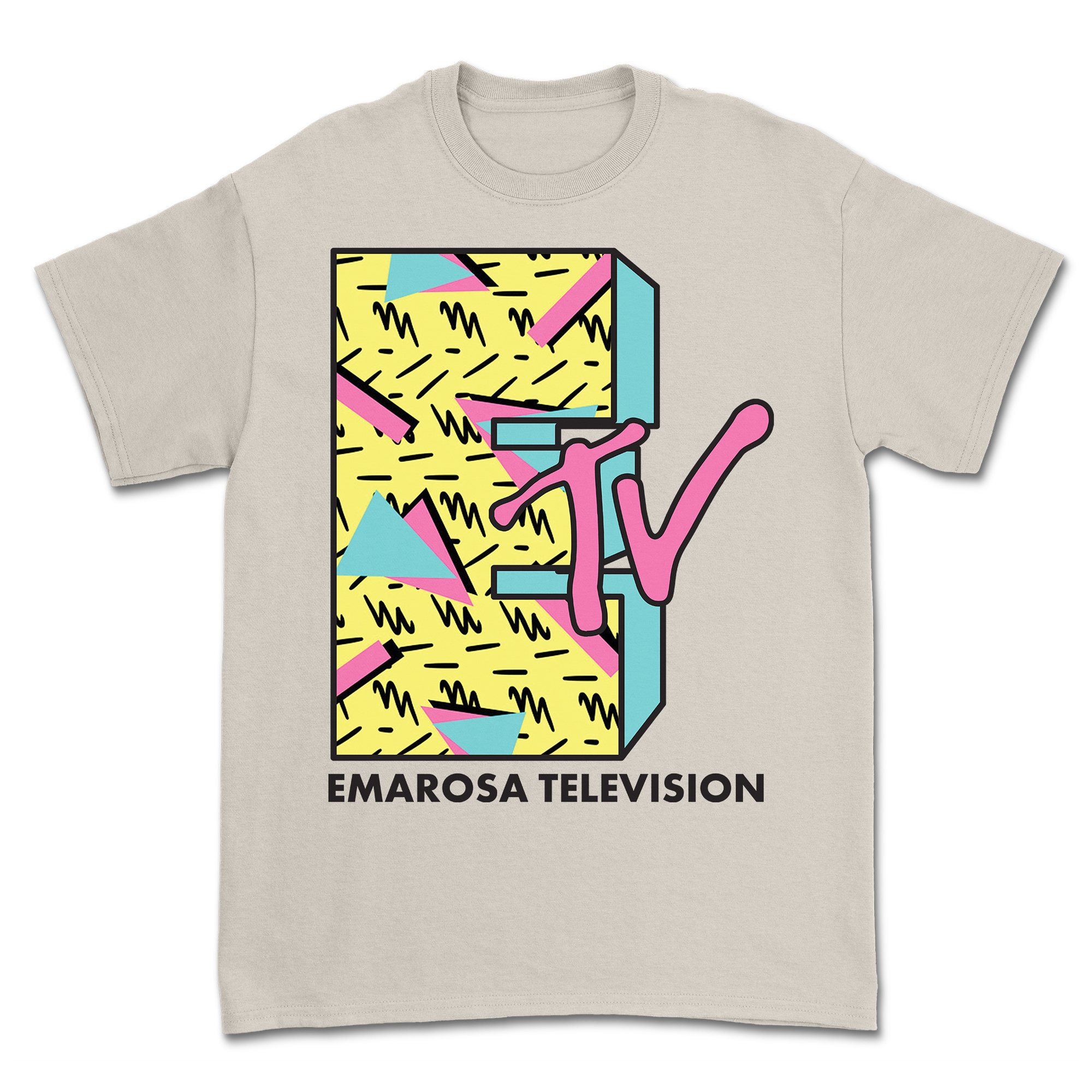 Emarosa - ETV T-Shirt (Natural) Hoodie, Sweatshirt | CoreVibeTees.com