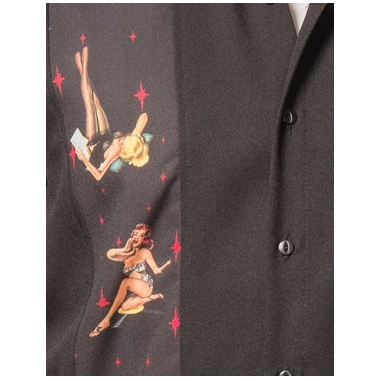 Multi Pinup Bowling Shirt by Steady Clothing Hoodie, Sweatshirt | CoreVibeTees.com (Image 2)