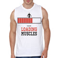 Muscles Loading White Vest T-Shirts, Hoodie, Sweatshirt | CoreVibeTees.com