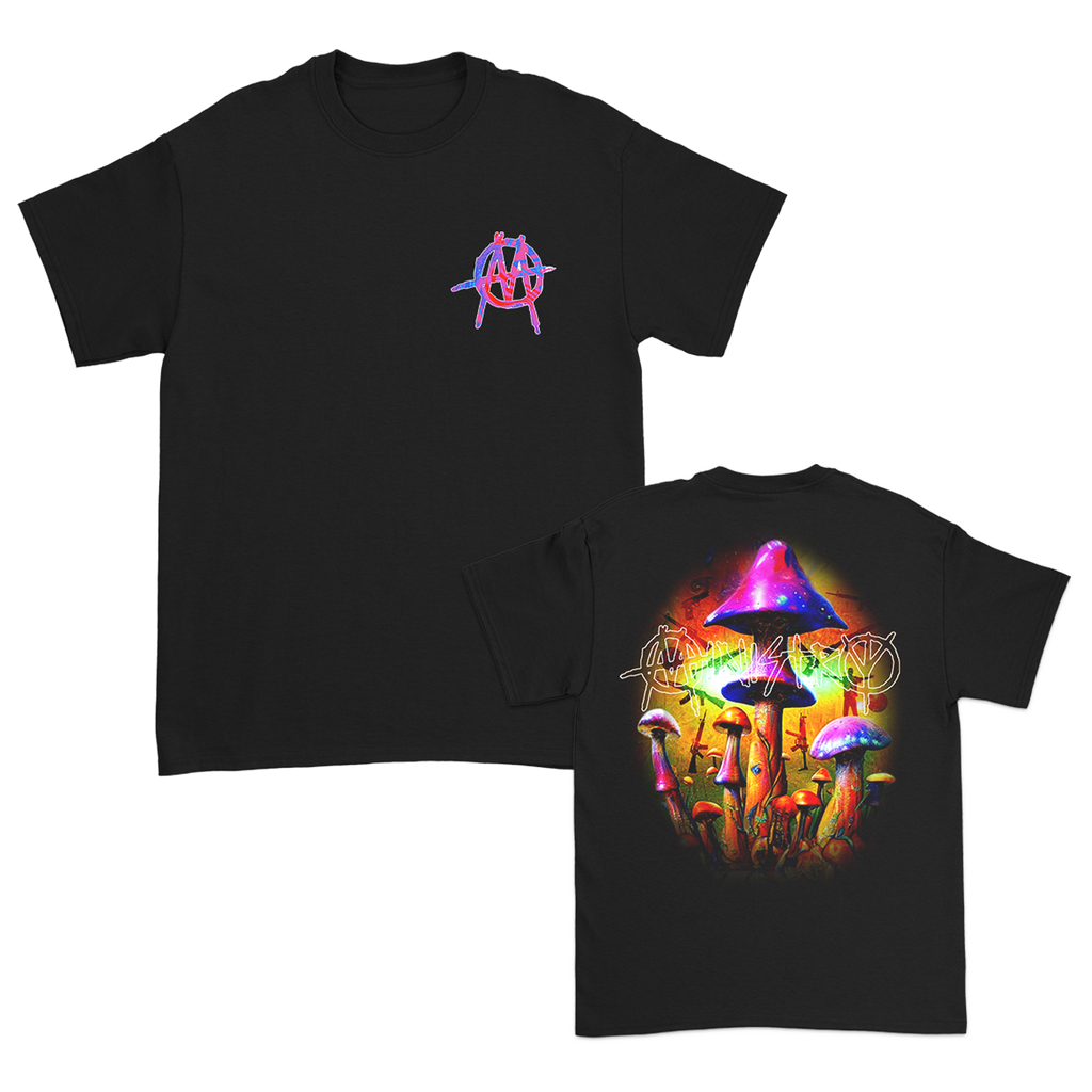 HOPIUM Mushroom T-Shirt (Black) Hoodie, Sweatshirt | CoreVibeTees.com (Image 1)