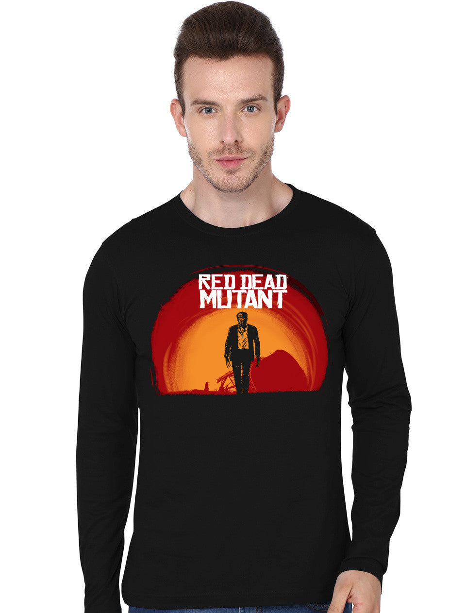 Red dead Mutant Wolverine Black Full Sleeve T-Shirt Hoodie, Sweatshirt | CoreVibeTees.com