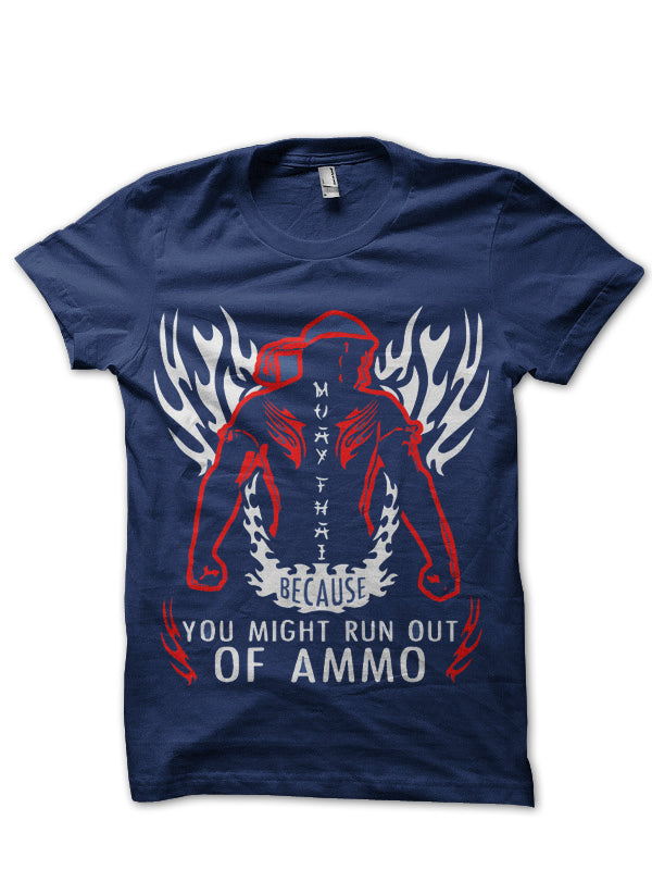 Muay Thai Navy Blue T-Shirt Hoodie, Sweatshirt | CoreVibeTees.com