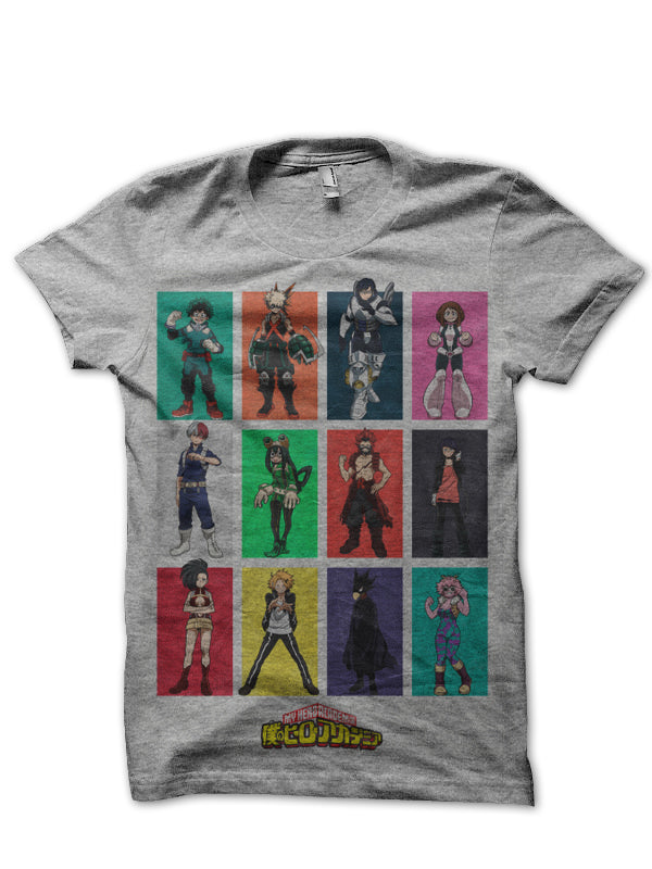 My Hero Academia Grey T-Shirt Hoodie, Sweatshirt | CoreVibeTees.com