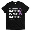 My Sisters Battle Is My Battle Lupus T-Shirt Hoodie, Sweatshirt | CoreVibeTees.com