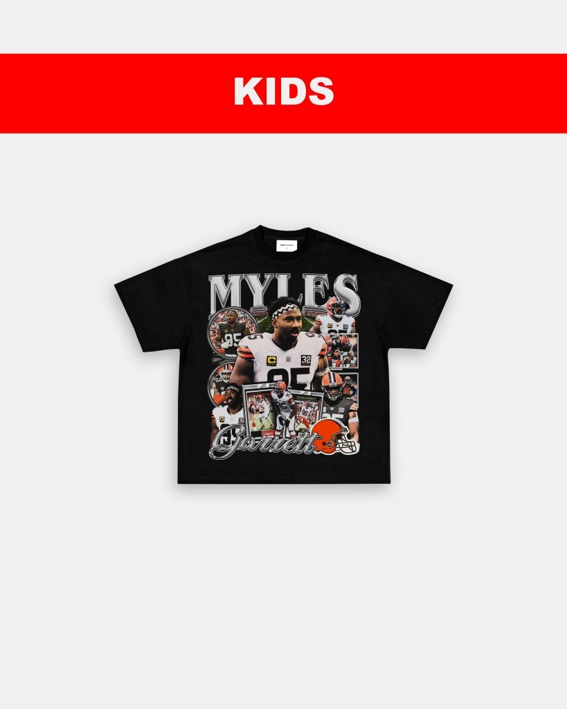 MYLES GARRETT - KIDS TEE Hoodie, Sweatshirt | CoreVibeTees.com (Image 3)