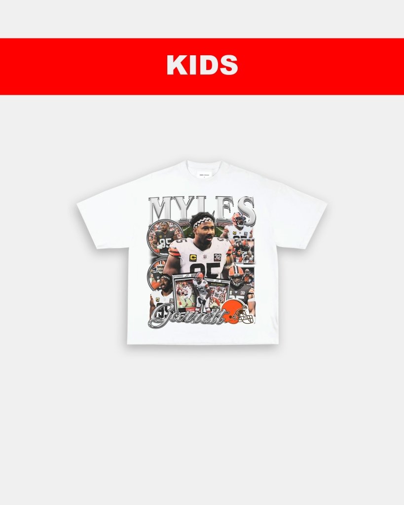 MYLES GARRETT - KIDS TEE Hoodie, Sweatshirt | CoreVibeTees.com (Image 2)